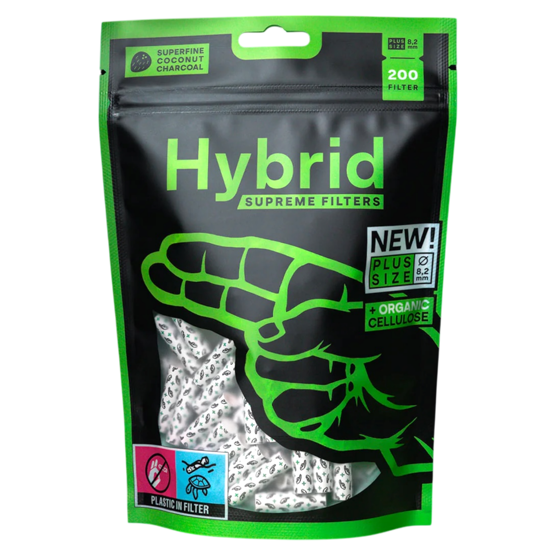 FILTRE JOINT CBD - BAG 200 PLUS SIZE (Hybrid Filter)