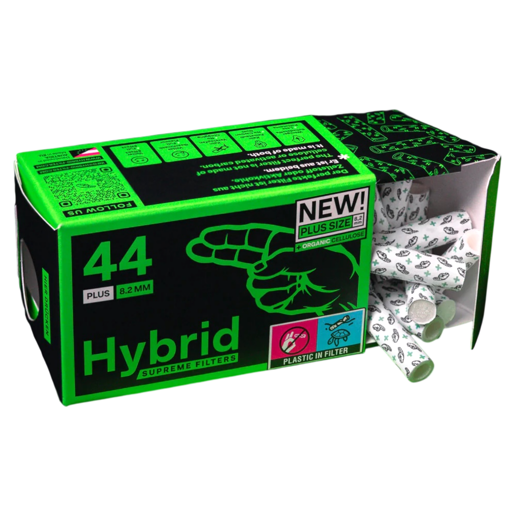 FILTRE JOINT CBD - BOX 44 PLUS SIZE (Hybrid Filter)