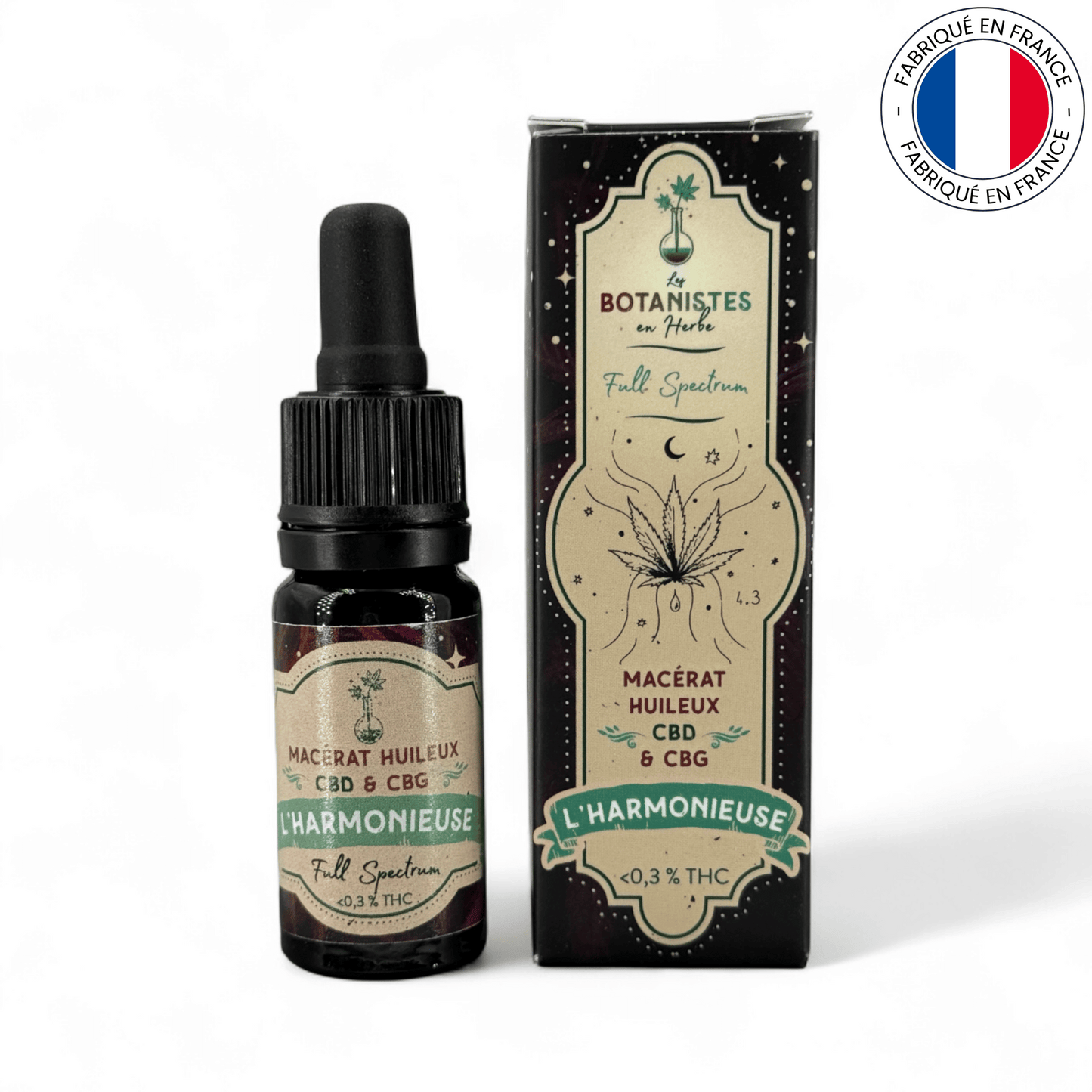 Macérat huileux de CBD & CBG - L'harmonieuse (Amour de Chanvre)