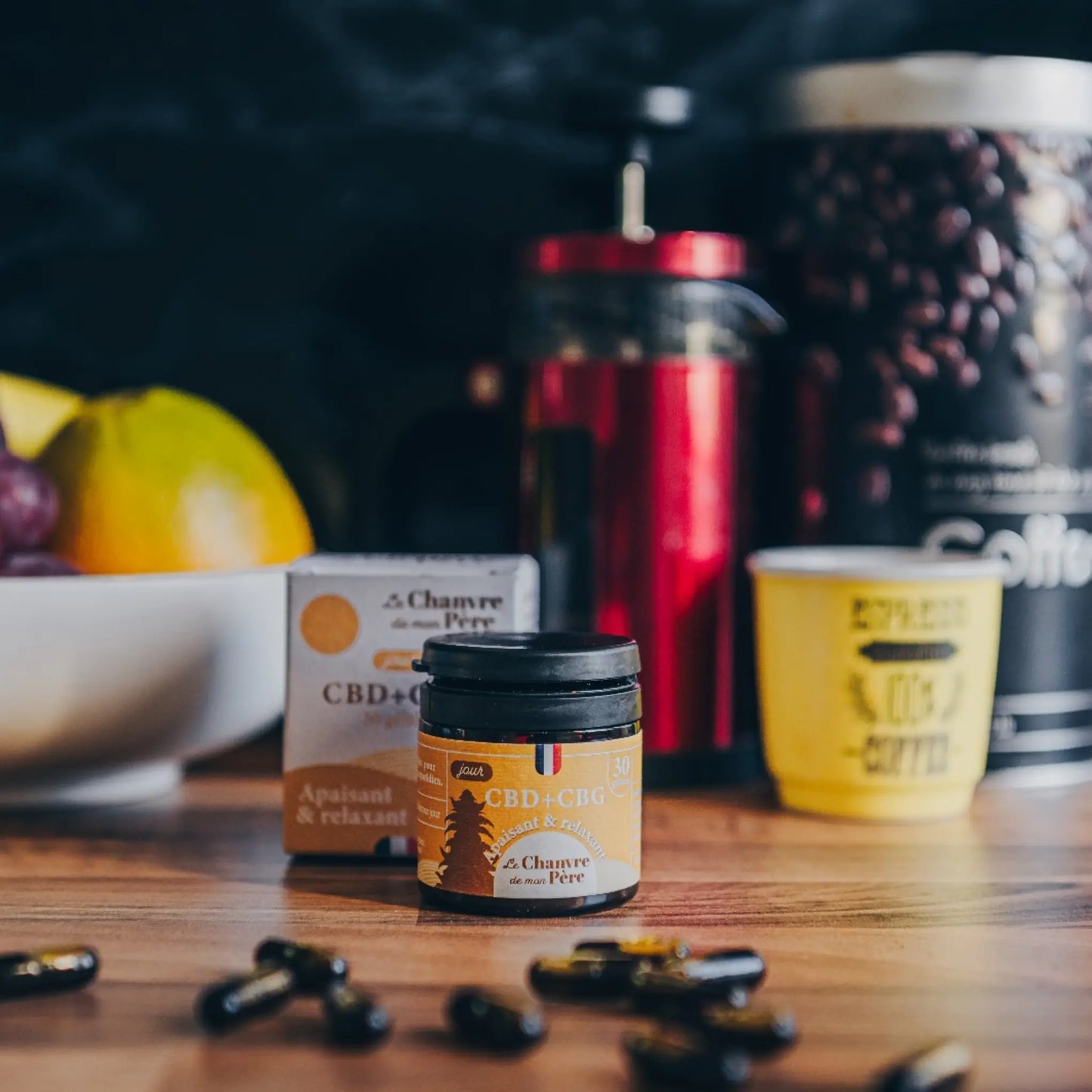 GÉLULES CBD & CBG - APAISANT ET RELAXANT Le Chanvre de mon Père