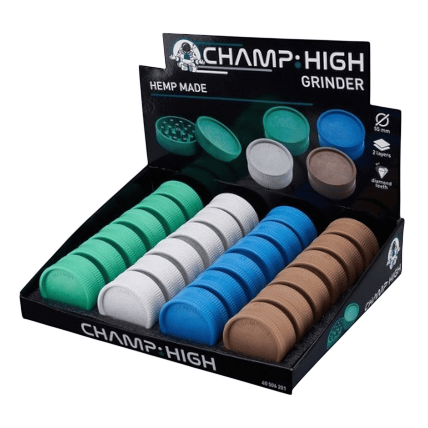 GRINDER EN CHANVRE BIODÉGRADABLE CHAMP HIGH®