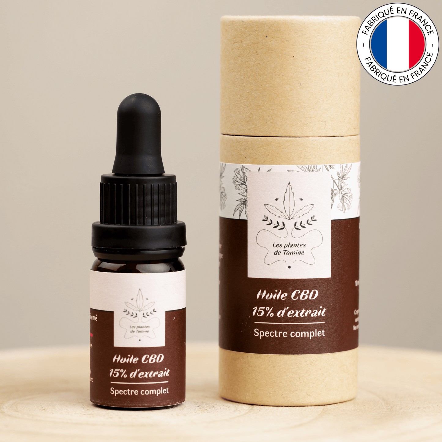 HUILE DE CBD FRANÇAISE - SPECTRE COMPLET 15% (Amour de Chanvre)