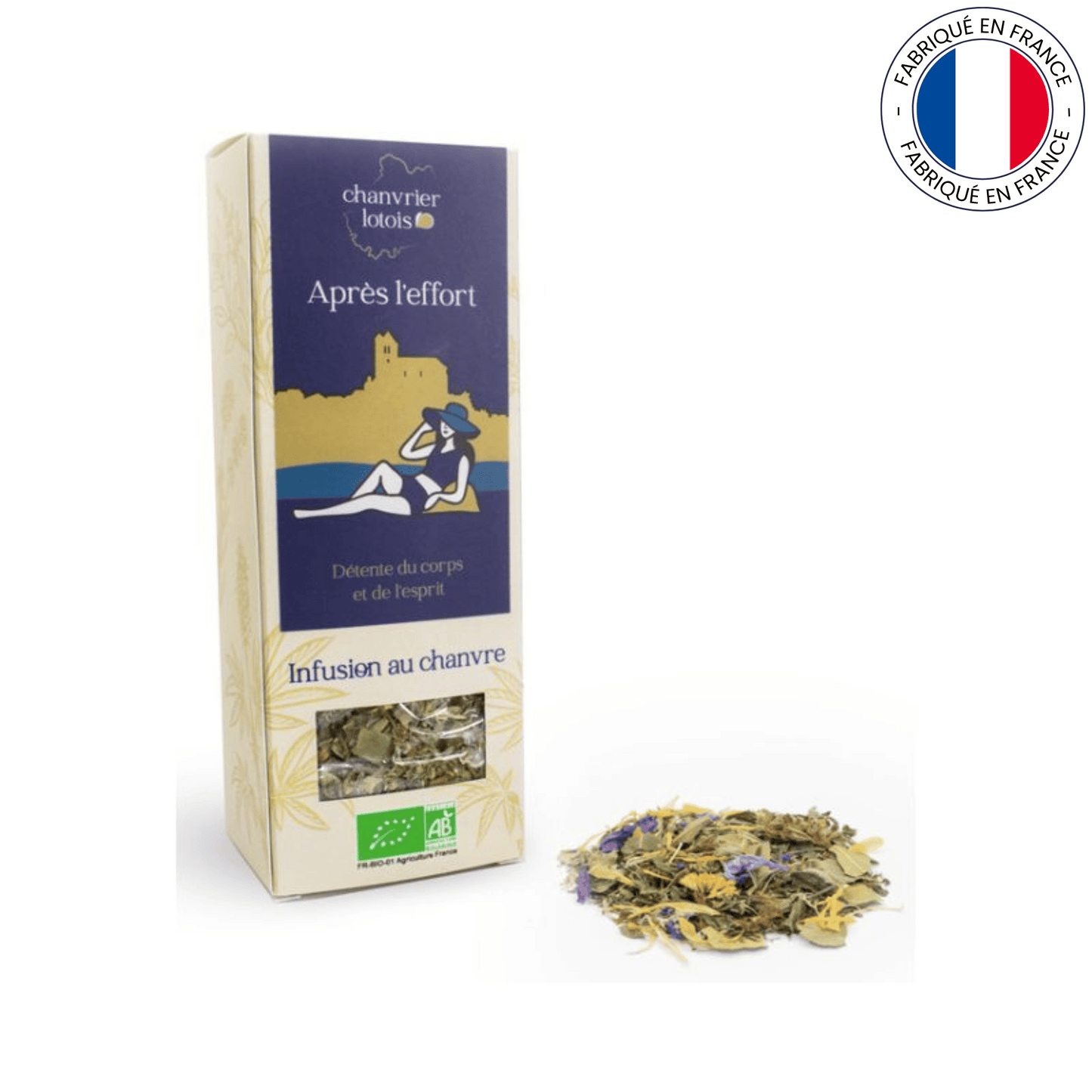 Après l'effort : Infusion au CBD bio (Amour de Chanvre)