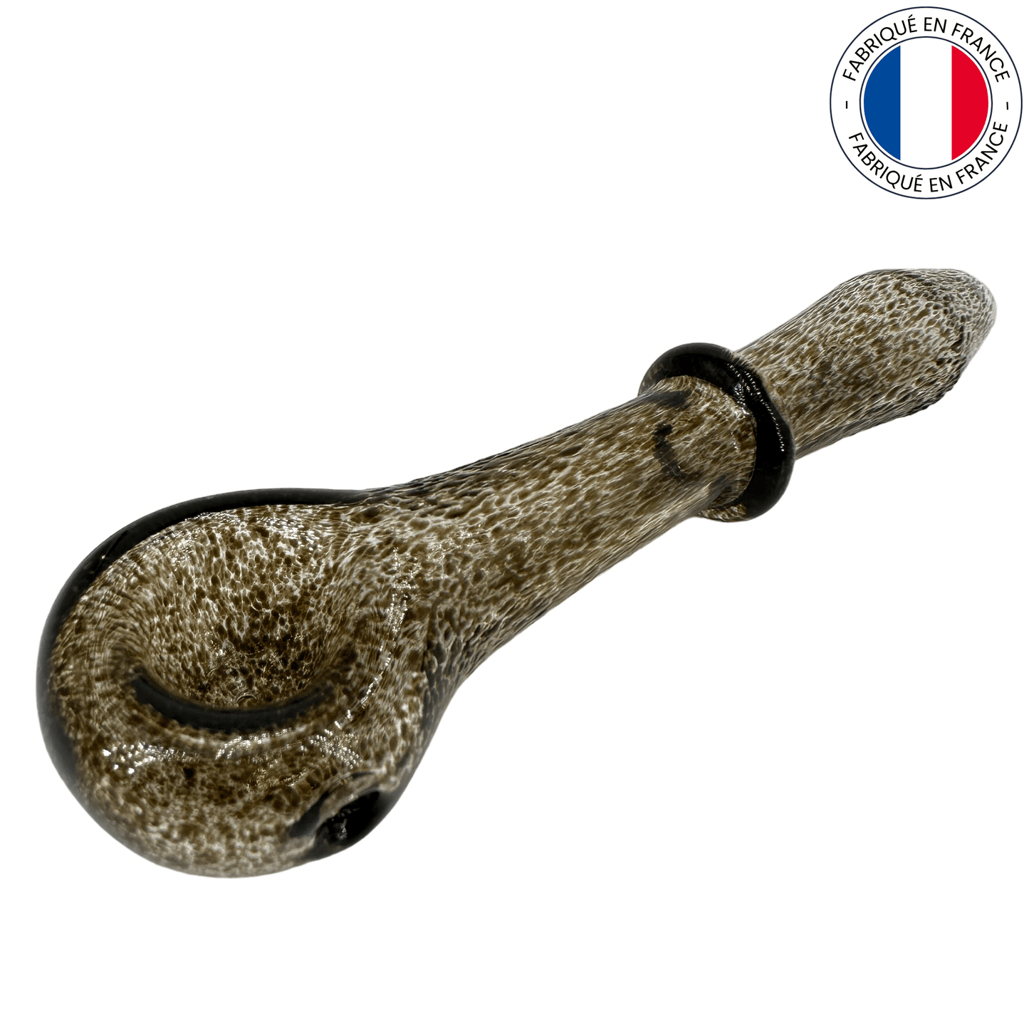 Spoon Pipe en verre soufflé - Gris