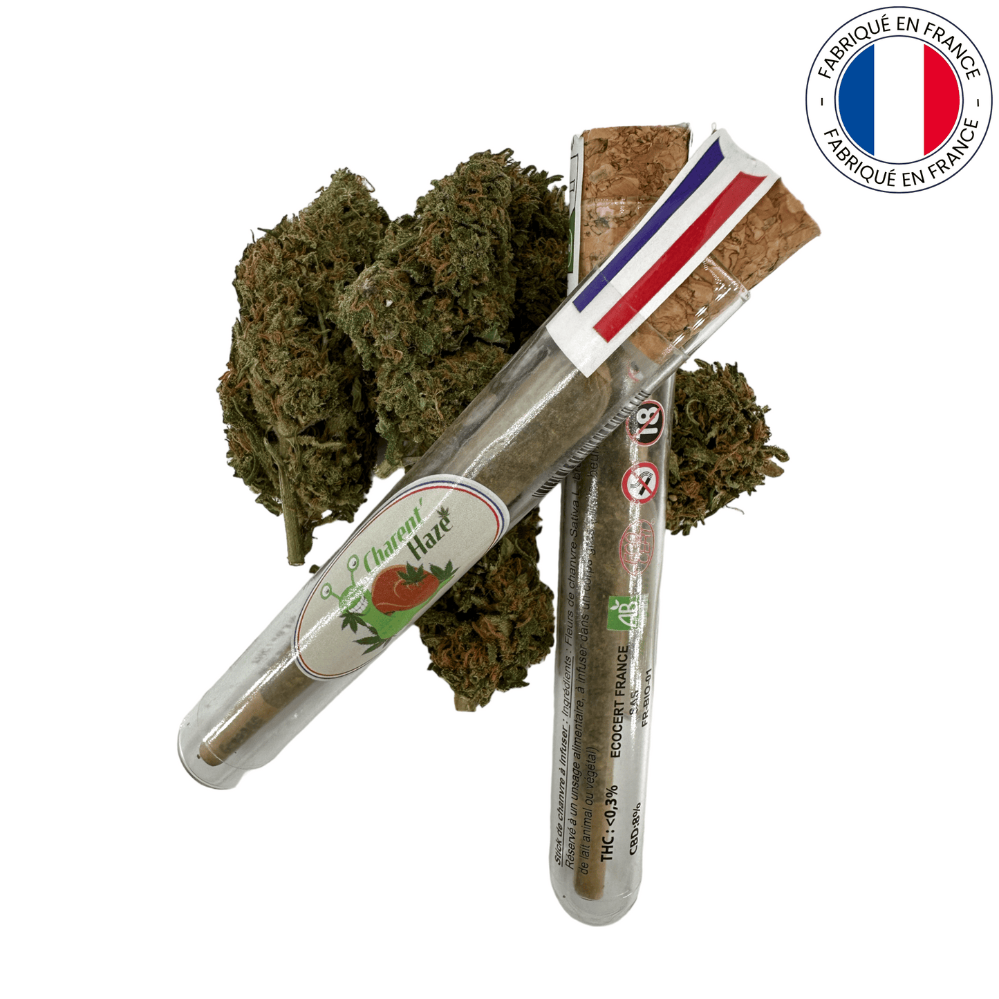 JOINT DE CBD PRÉ ROULÉ - KOMPOLTI 100% FRANÇAIS Charent' Haze