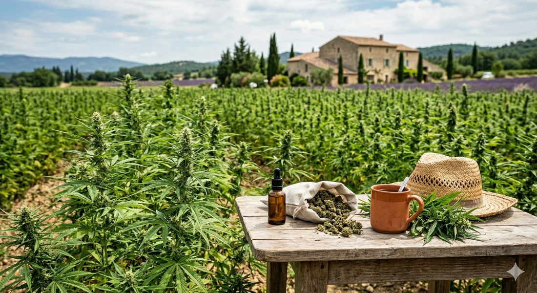 Champ de Chanvre en France en 2026