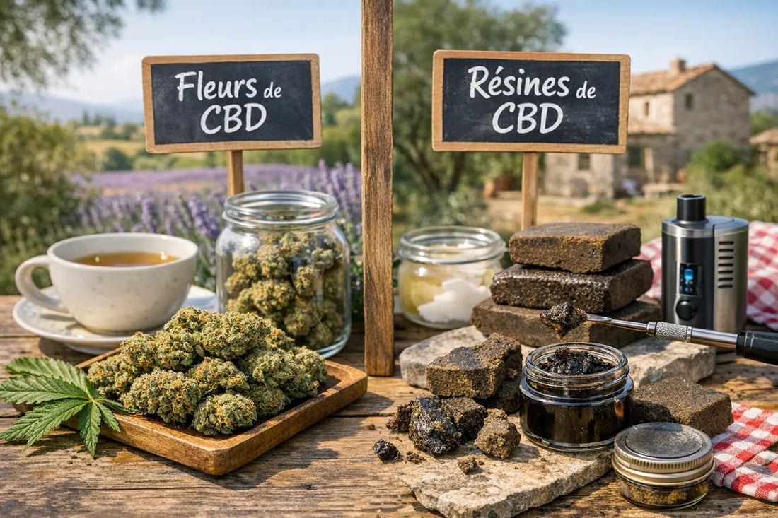 Fleurs ou Résines de CBD : Comment Choisir la Forme Qui Vous Correspond ?