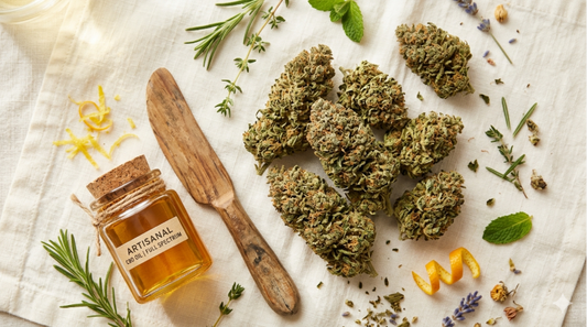 Illustration représentative de l'usage du CBD en cuisine