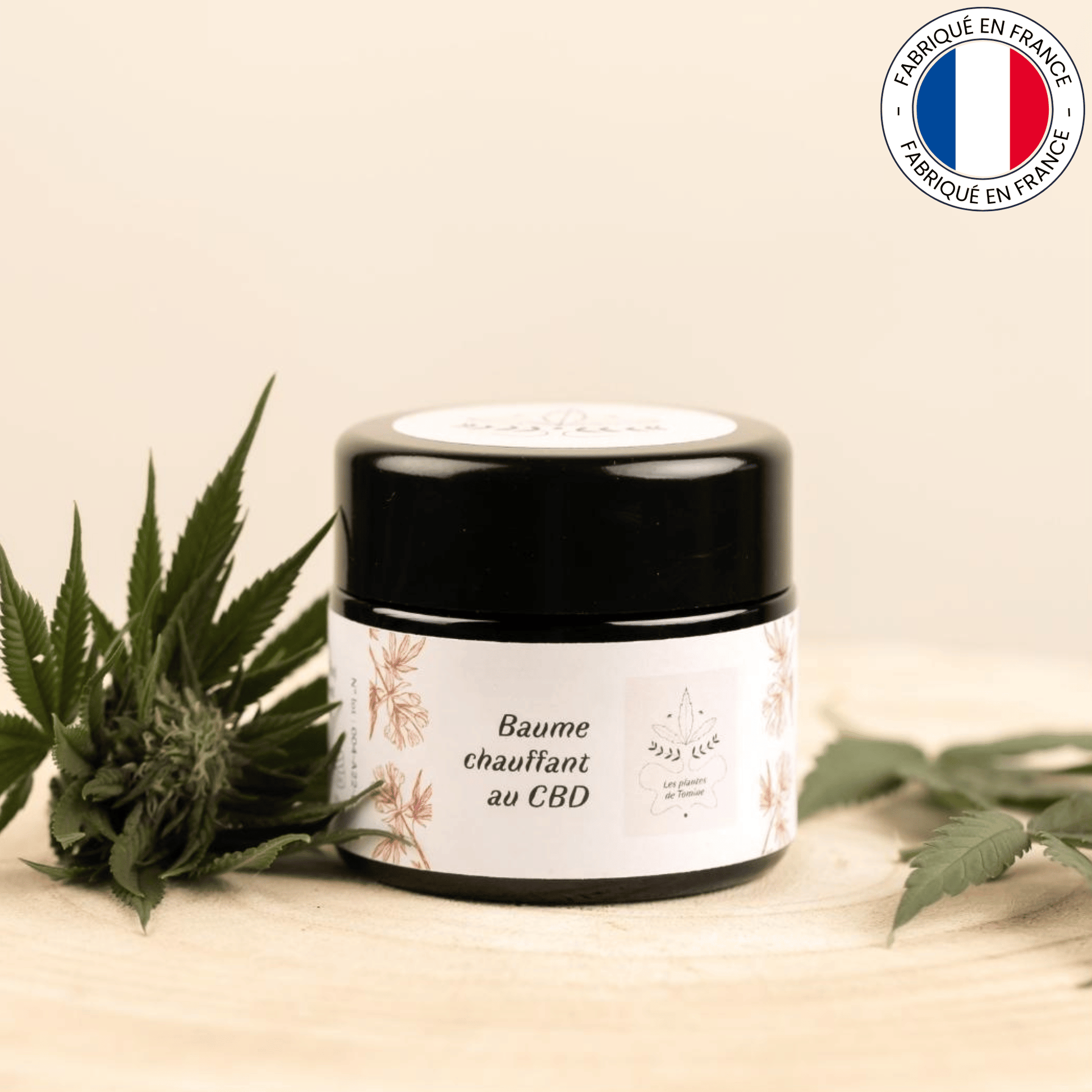 Baume chauffant au CBD (Amour de Chanvre)