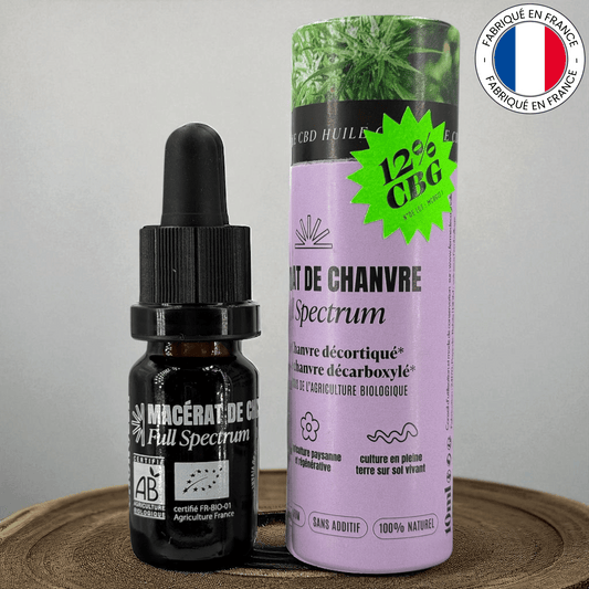 Huile de CBG 12% (Amour de Chanvre)
