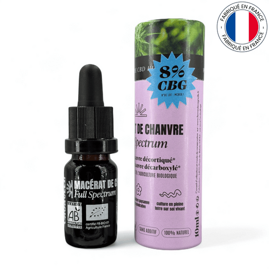 Huile de CBG 8% (Amour de Chanvre)