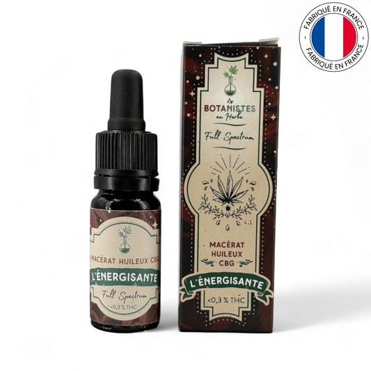 Macérat huileux de CBG - L'énergisante (Amour de Chanvre)