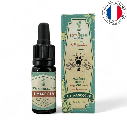Huile de CBD bio pour animaux (Amour de Chanvre)