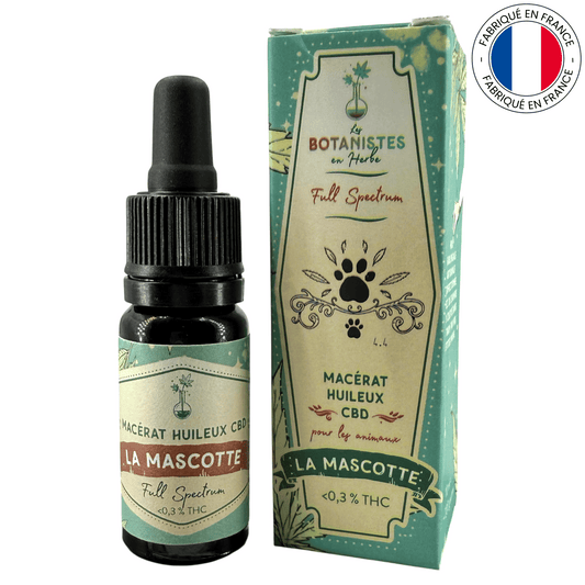 Huile de CBD bio pour animaux (Amour de Chanvre)