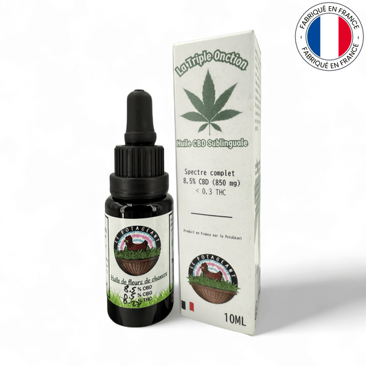 Huile de CBD bio - Macérat huileux -(Amour de Chanvre)