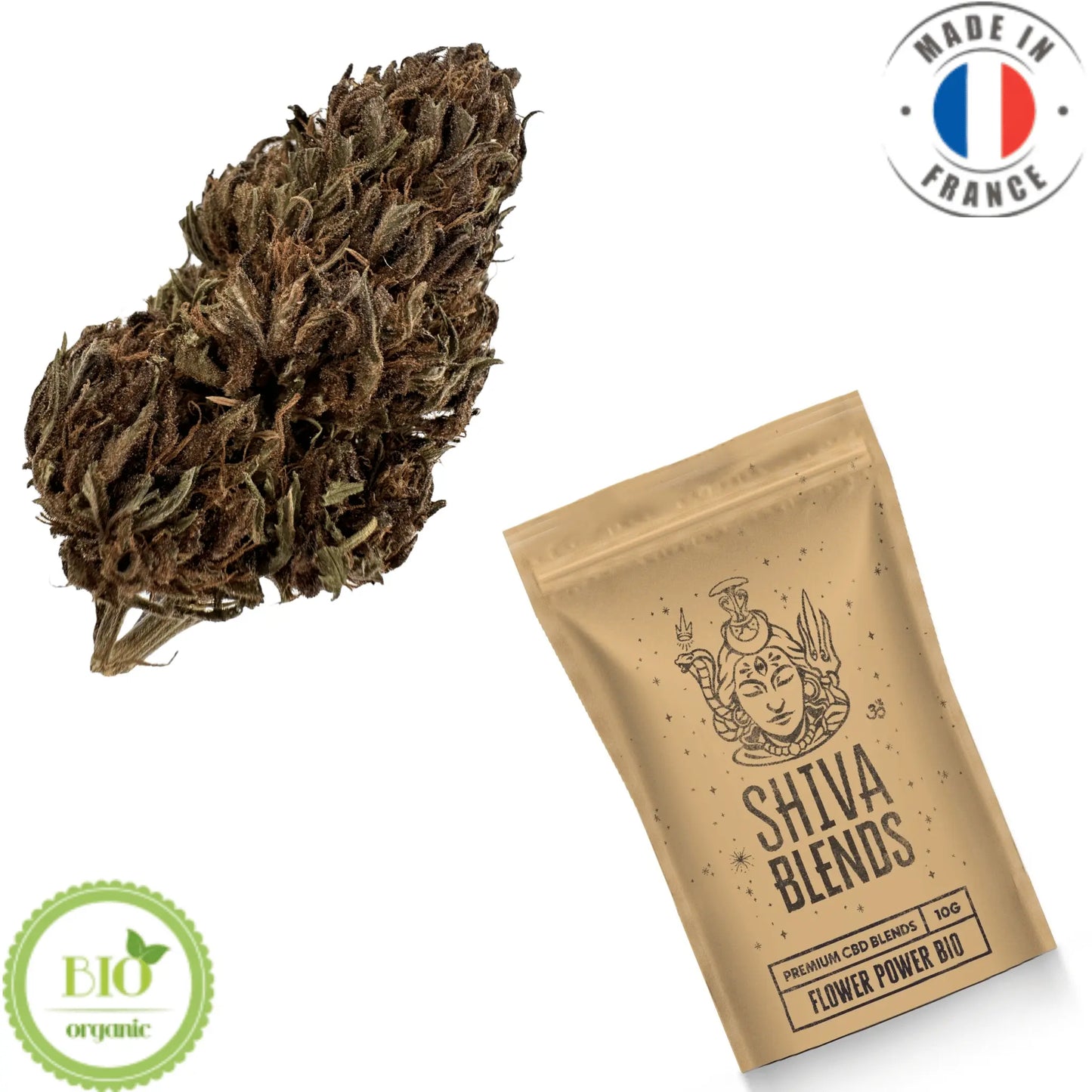 Pack stop thc (fleurs de cbd bio et substitut de tabac)