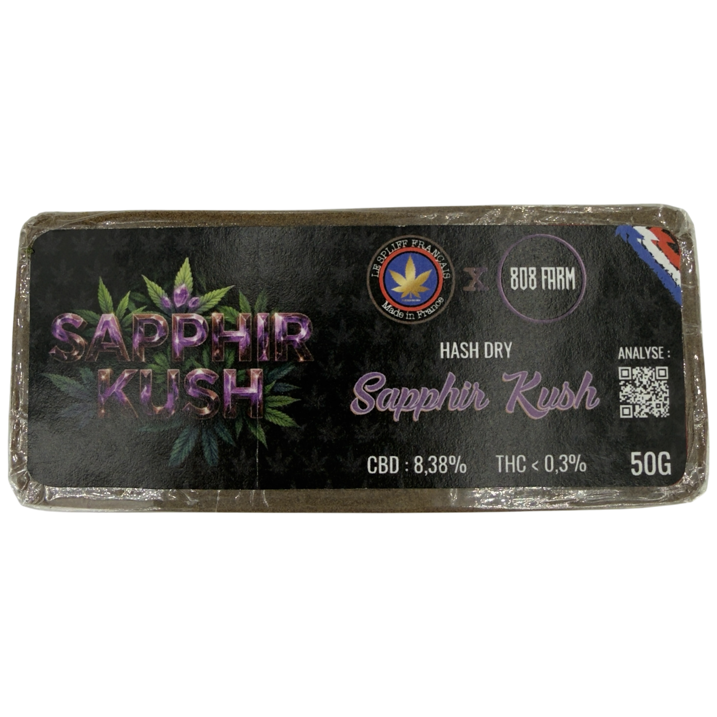 SAPPHIR KUSH - RÉSINE DE CBD (DRY SIFT)