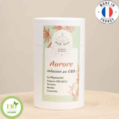 AURORE - INFUSIÓN 100% FRANCESA CON CBD ORGÁNICO