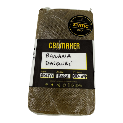 BANANA DAIQUIRI - RÉSINE DE CBD (STATIC DRY SIFT)