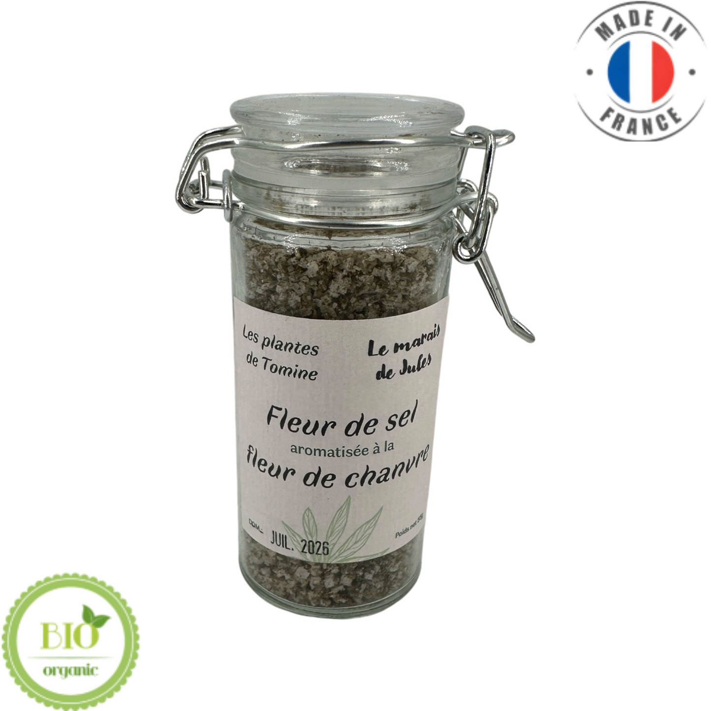 Fleur de Sel d'oléron au Chanvre bio (Amour de Chanvre)