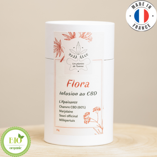 FLORA - INFUSIÓN 100% FRANCESA CON CBD ORGÁNICO