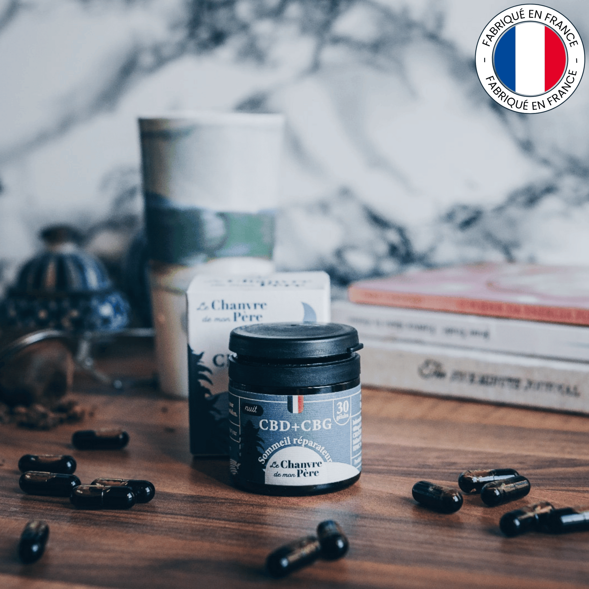 GÉLULES CBD & CBG - SOMMEIL RÉPARATEUR (Amour de Chanvre)