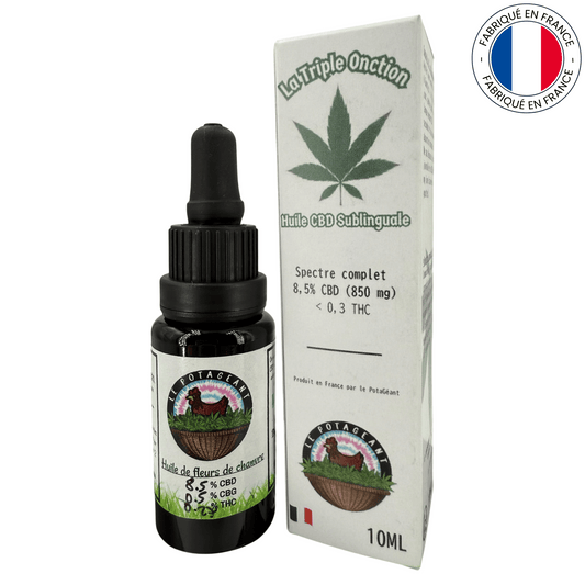 Huile de CBD bio - Macérat huileux -(Amour de Chanvre)