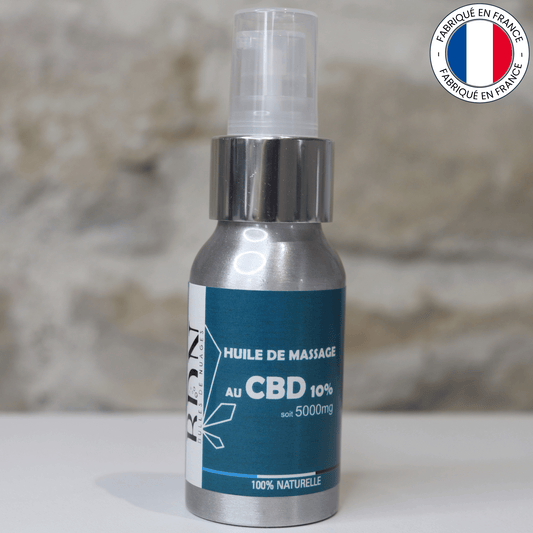 Huile de massage au CBD (Amour de Chanvre)
