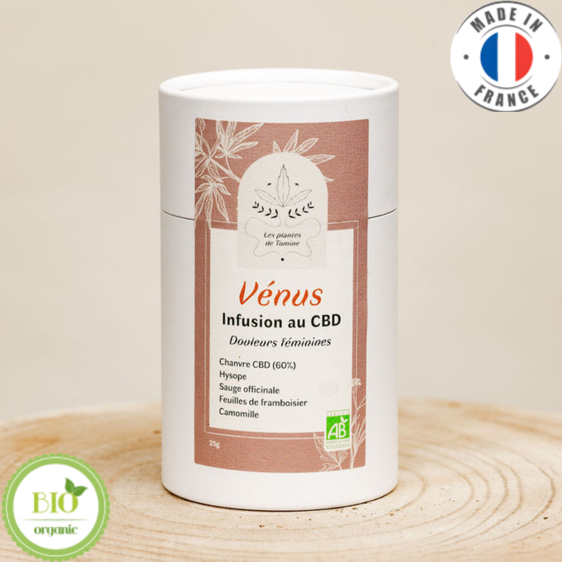 Infusion au CBD bio - Vénus (Amour de Chanvre)