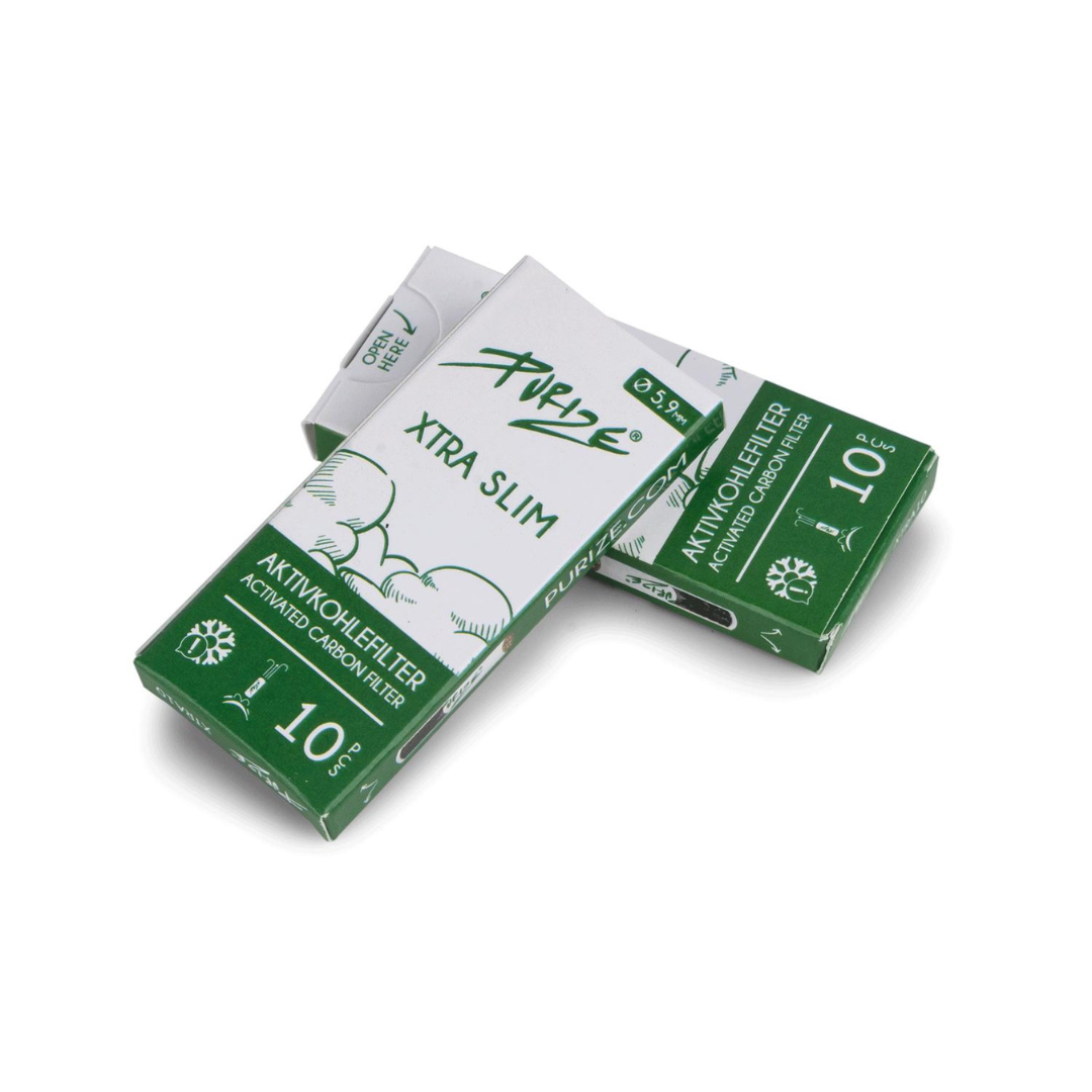 FILTRE JOINT CBD PURIZE® AU CHARBON ACTIF ET EXTRA SLIM - X10 (Amour de Chanvre)