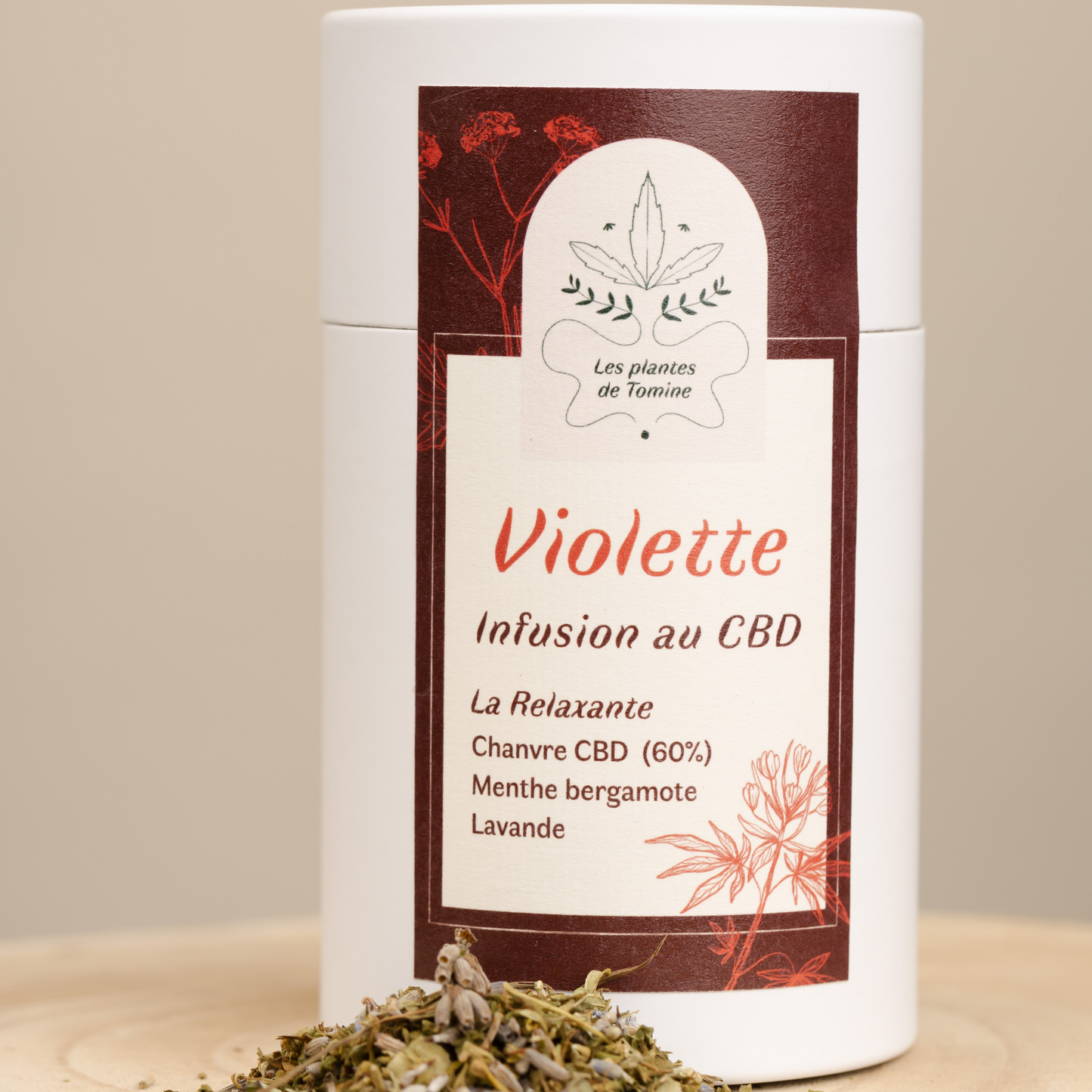 VIOLETTE - INFUSIÓN 100% FRANCESA CON CBD ORGÁNICO